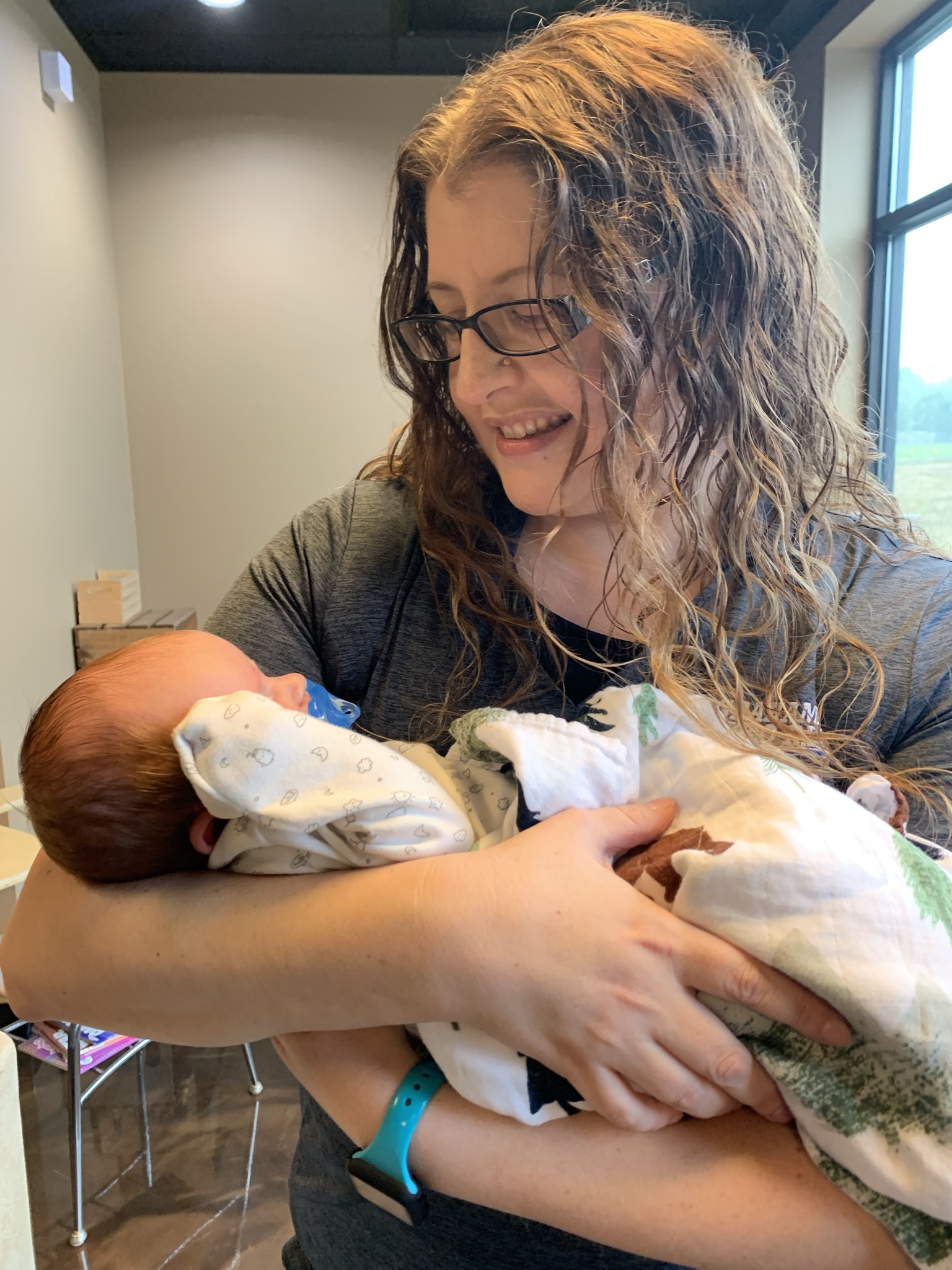 Graham Auto Repair Near Me in Graham, WA 98338 - Service Advisor Brian's Newborn Son with Lacie